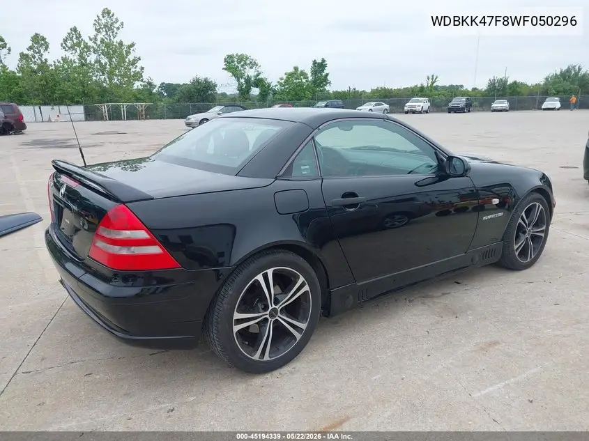 1998 Mercedes-Benz Slk 230 VIN: WDBKK47F8WF050296 Lot: 45194339