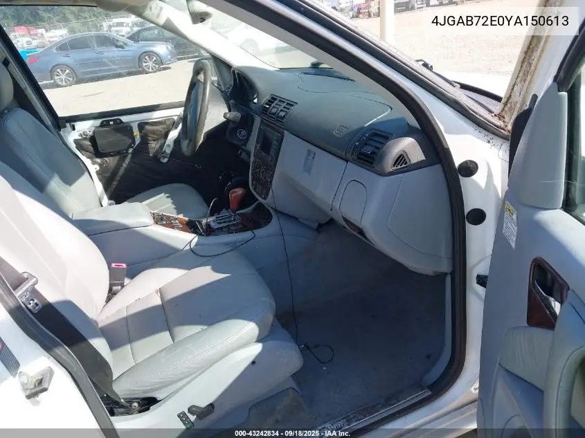 4JGAB72E0YA150613 2000 Mercedes-Benz Ml 430