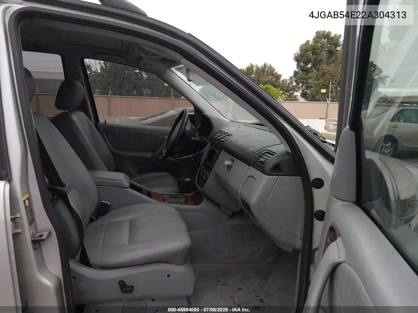 2002 Mercedes-Benz Ml 320 VIN: 4JGAB54E22A304313 Lot: 45584060
