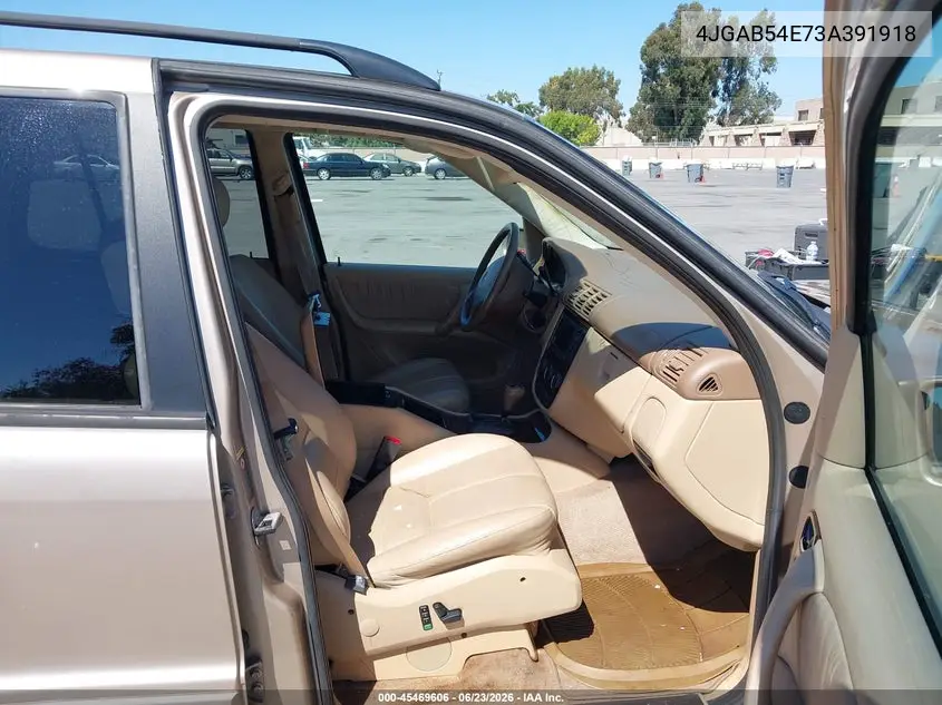 2003 Mercedes-Benz Ml 320 VIN: 4JGAB54E73A391918 Lot: 45469606