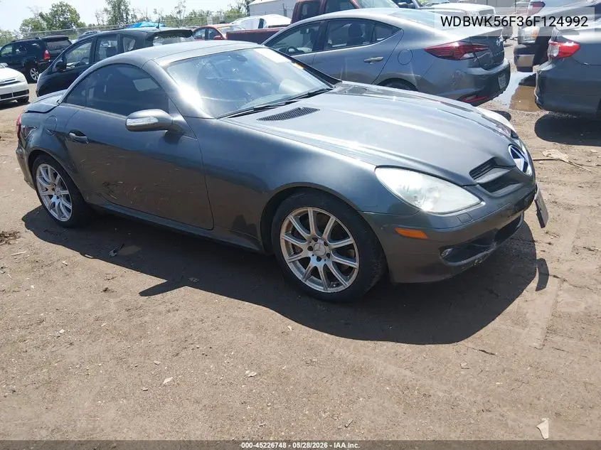 2006 Mercedes-Benz Slk 350 VIN: WDBWK56F36F124992 Lot: 45226748