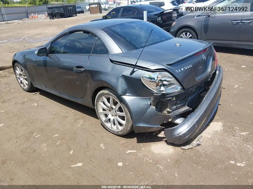 2006 Mercedes-Benz Slk 350 VIN: WDBWK56F36F124992 Lot: 45226748