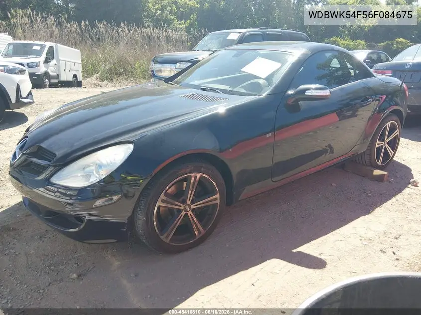 2006 Mercedes-Benz Slk 280 VIN: WDBWK54F56F084675 Lot: 45410810