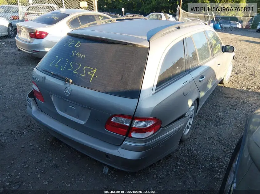 2006 Mercedes-Benz E 350 VIN: WDBUH56J96A766821 Lot: 45450110