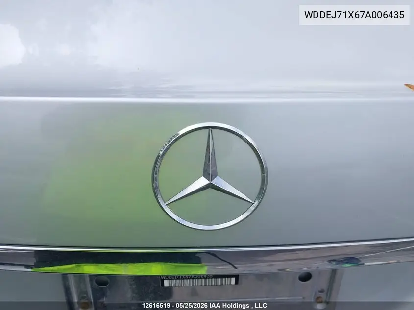 2007 Mercedes-Benz Cl 550 VIN: WDDEJ71X67A006435 Lot: 12616519