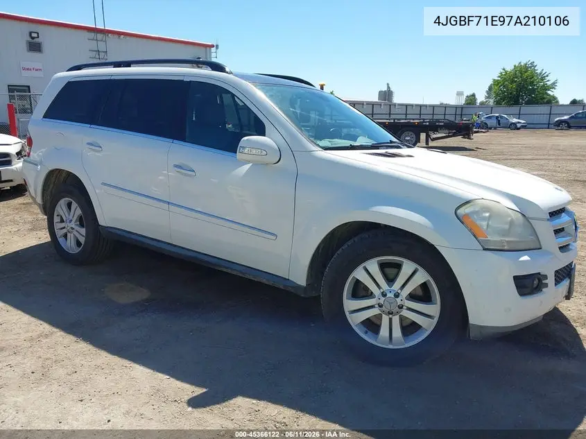 2007 Mercedes-Benz Gl 450 4Matic VIN: 4JGBF71E97A210106 Lot: 45366122