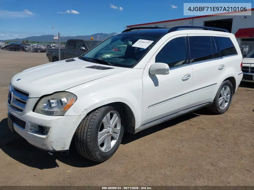 2007 Mercedes-Benz Gl 450 4Matic VIN: 4JGBF71E97A210106 Lot: 45366122