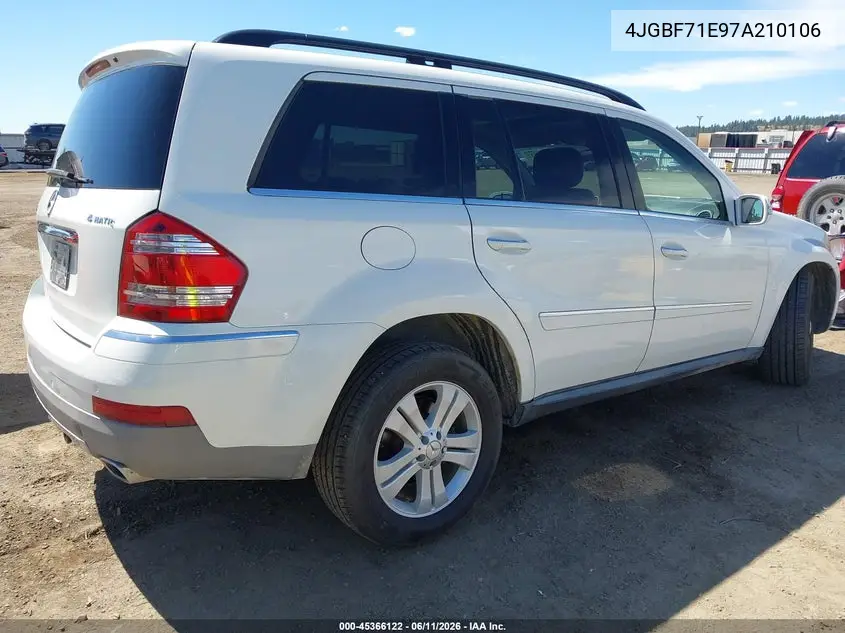 2007 Mercedes-Benz Gl 450 4Matic VIN: 4JGBF71E97A210106 Lot: 45366122