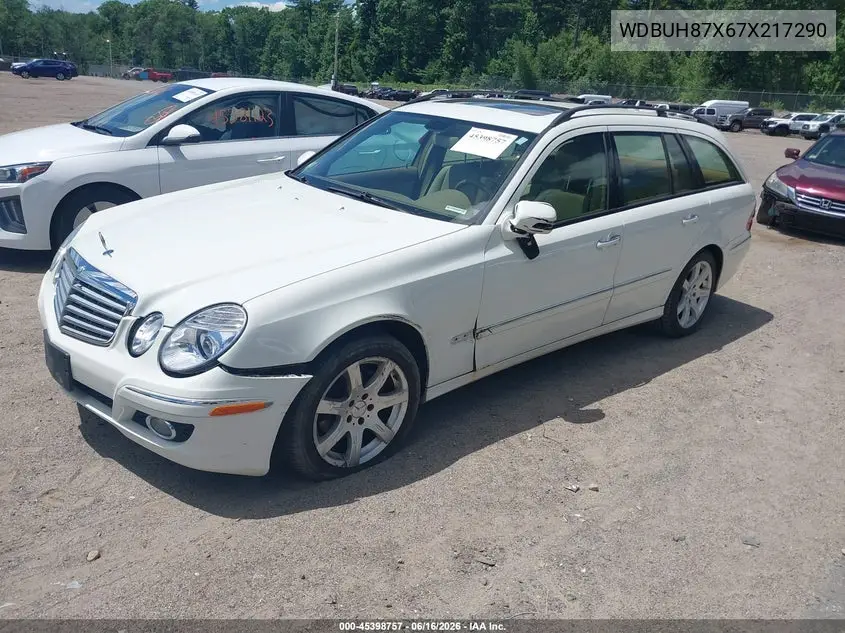 2007 Mercedes-Benz E 350 4Matic VIN: WDBUH87X67X217290 Lot: 45398757