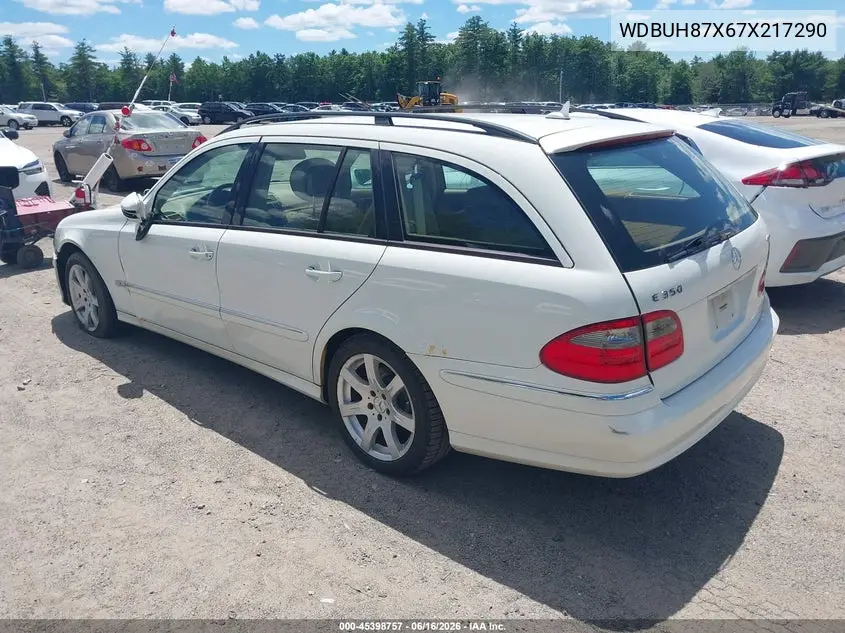 2007 Mercedes-Benz E 350 4Matic VIN: WDBUH87X67X217290 Lot: 45398757