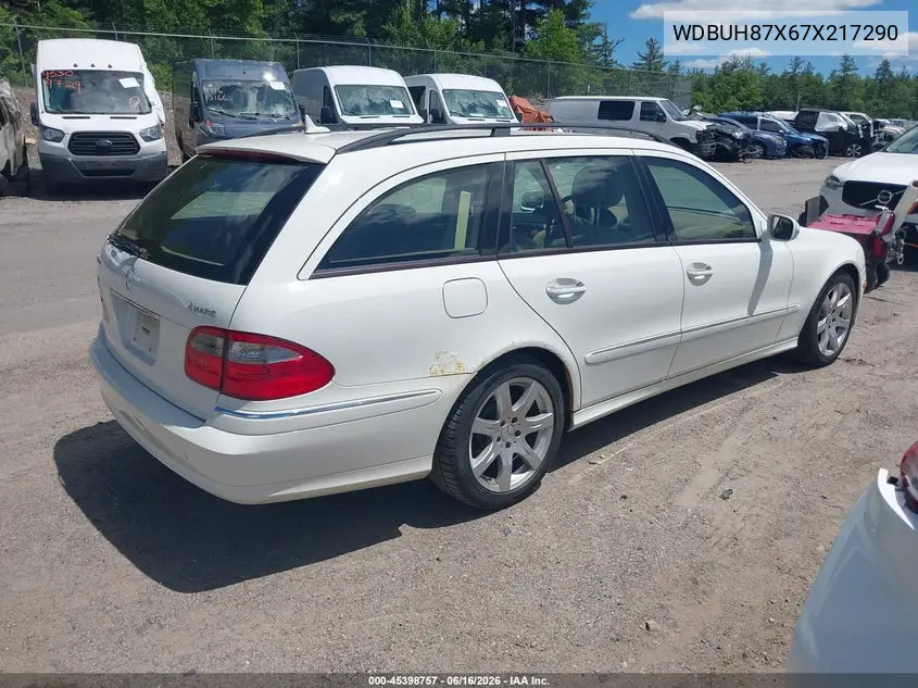 2007 Mercedes-Benz E 350 4Matic VIN: WDBUH87X67X217290 Lot: 45398757