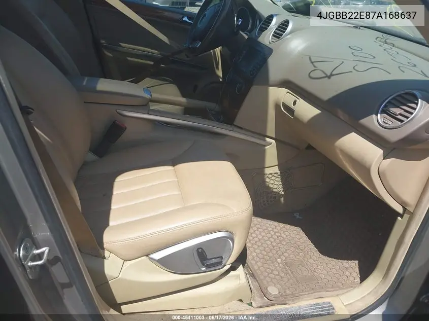 2007 Mercedes-Benz Ml 320 Cdi 4Matic VIN: 4JGBB22E87A168637 Lot: 45411003