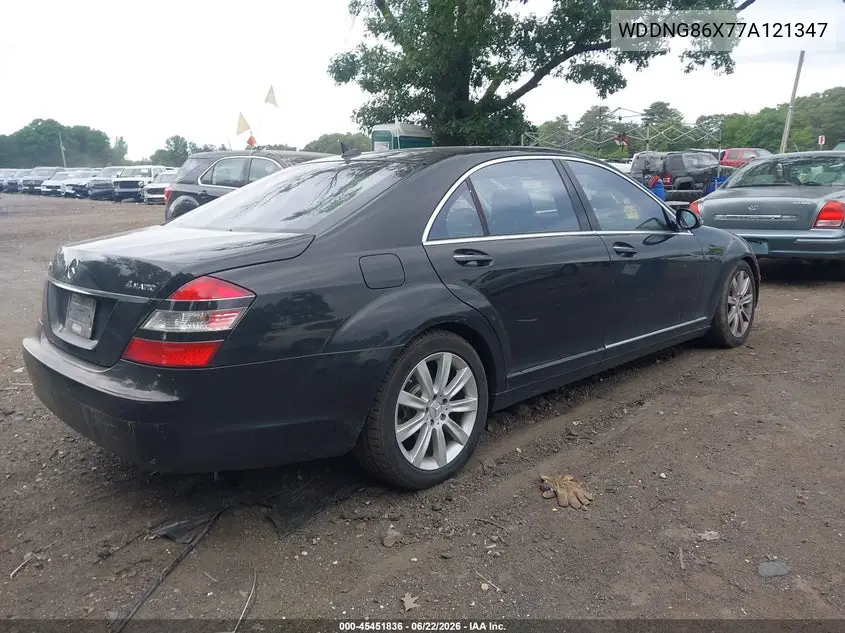 2007 Mercedes-Benz S 550 4Matic VIN: WDDNG86X77A121347 Lot: 45451836