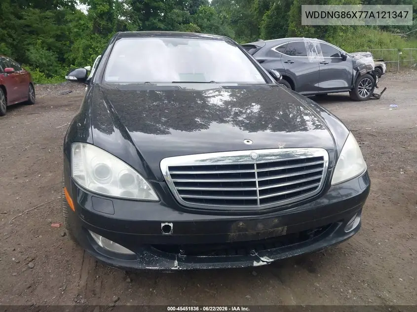 2007 Mercedes-Benz S 550 4Matic VIN: WDDNG86X77A121347 Lot: 45451836