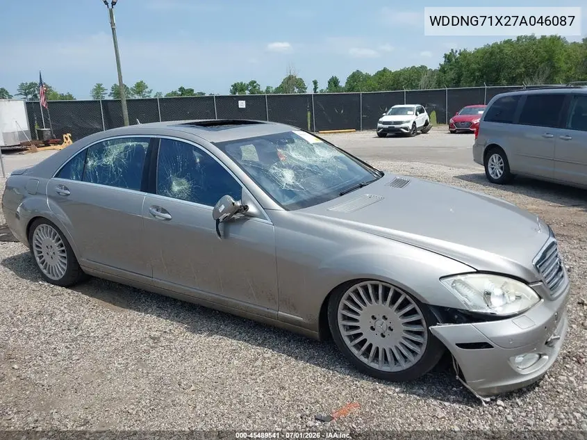 2007 Mercedes-Benz S 550 VIN: WDDNG71X27A046087 Lot: 45489541
