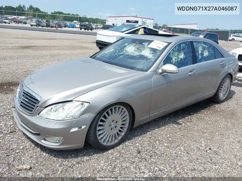 2007 Mercedes-Benz S 550 VIN: WDDNG71X27A046087 Lot: 45489541