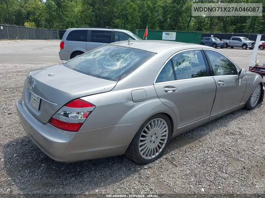 2007 Mercedes-Benz S 550 VIN: WDDNG71X27A046087 Lot: 45489541