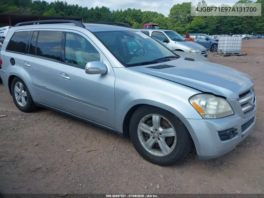 2007 Mercedes-Benz Gl 450 4Matic VIN: 4JGBF71E97A131700 Lot: 45497351