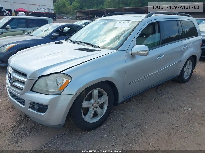 2007 Mercedes-Benz Gl 450 4Matic VIN: 4JGBF71E97A131700 Lot: 45497351