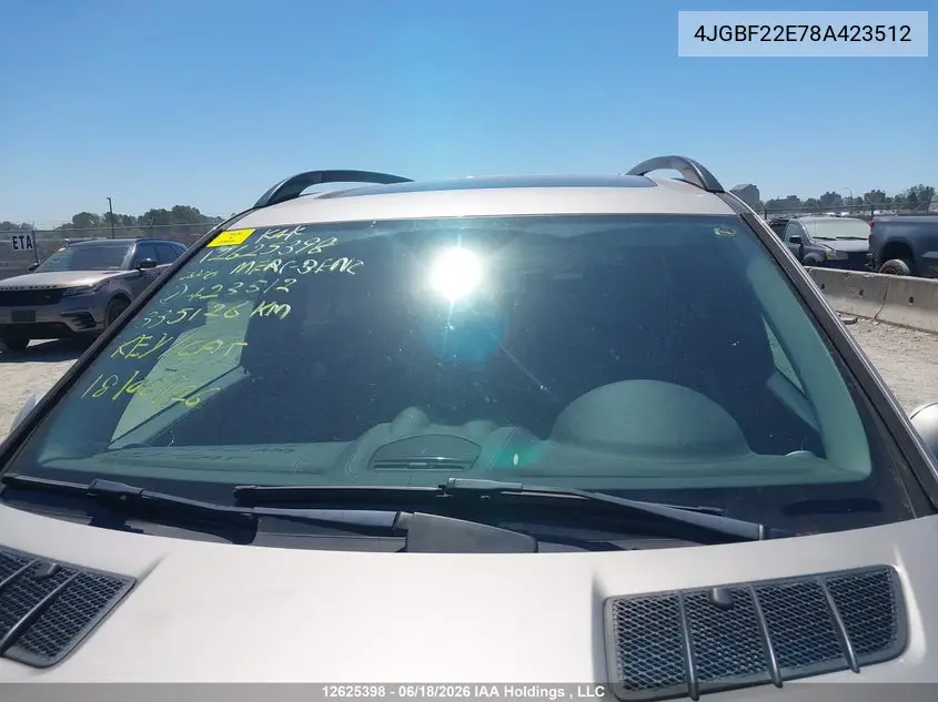 2008 Mercedes-Benz Gl 320 Cdi 4Matic VIN: 4JGBF22E78A423512 Lot: 12625398