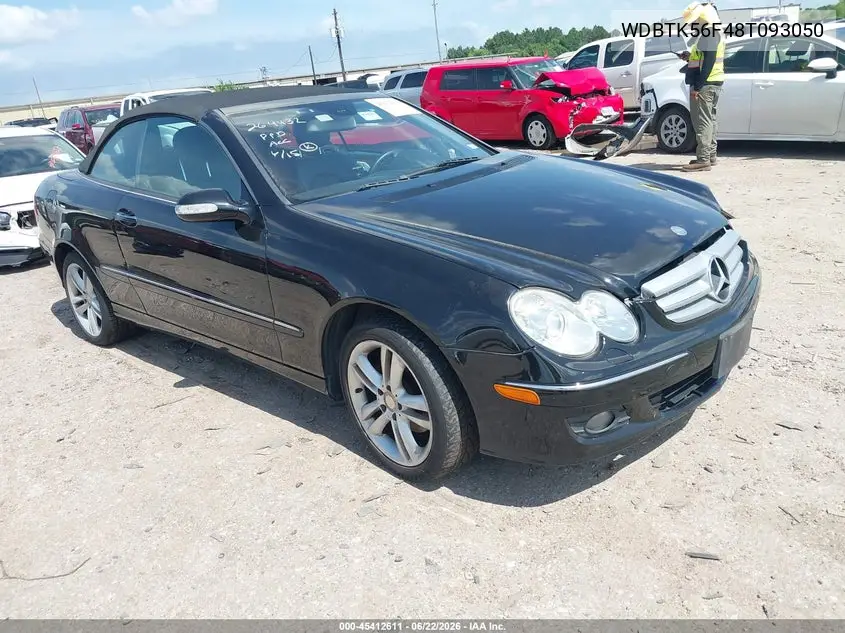 2008 Mercedes-Benz Clk 350 VIN: WDBTK56F48T093050 Lot: 45412611