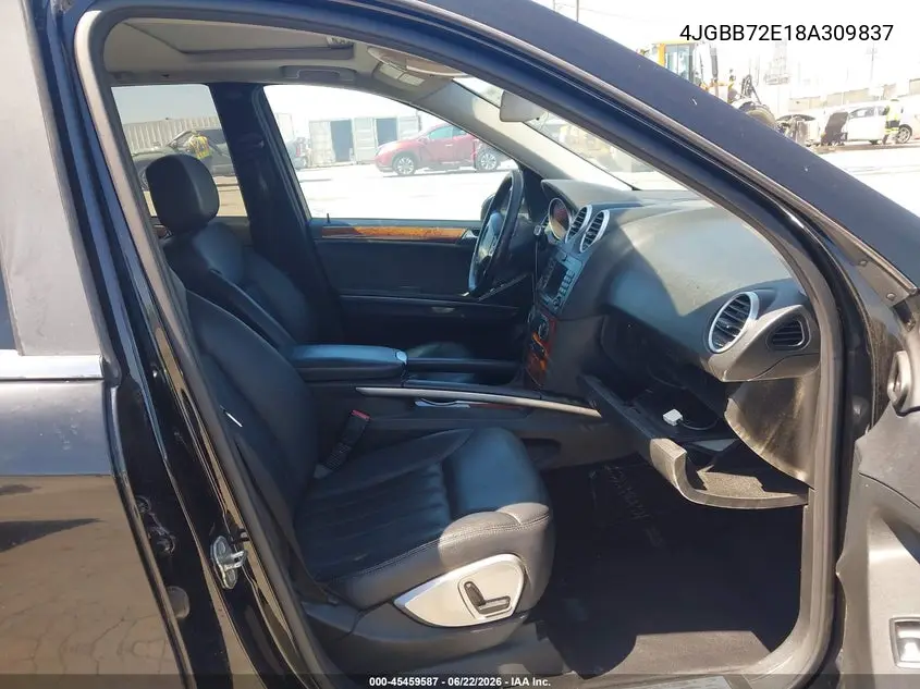 2008 Mercedes-Benz M-Class 5.5L VIN: 4JGBB72E18A309837 Lot: 45459587