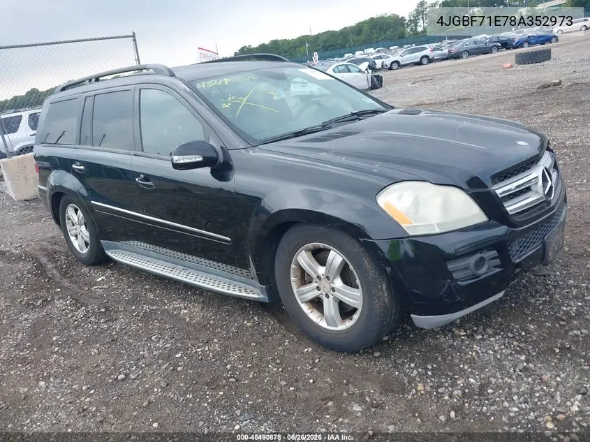 2008 Mercedes-Benz Gl-Class 4.6L VIN: 4JGBF71E78A352973 Lot: 45490878