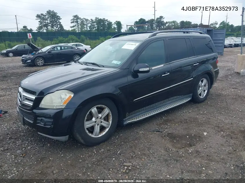 2008 Mercedes-Benz Gl-Class 4.6L VIN: 4JGBF71E78A352973 Lot: 45490878