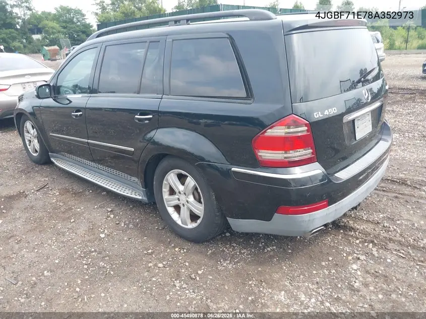 2008 Mercedes-Benz Gl-Class 4.6L VIN: 4JGBF71E78A352973 Lot: 45490878