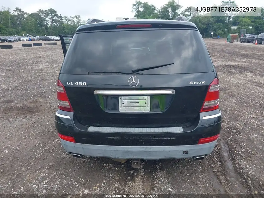 2008 Mercedes-Benz Gl-Class 4.6L VIN: 4JGBF71E78A352973 Lot: 45490878