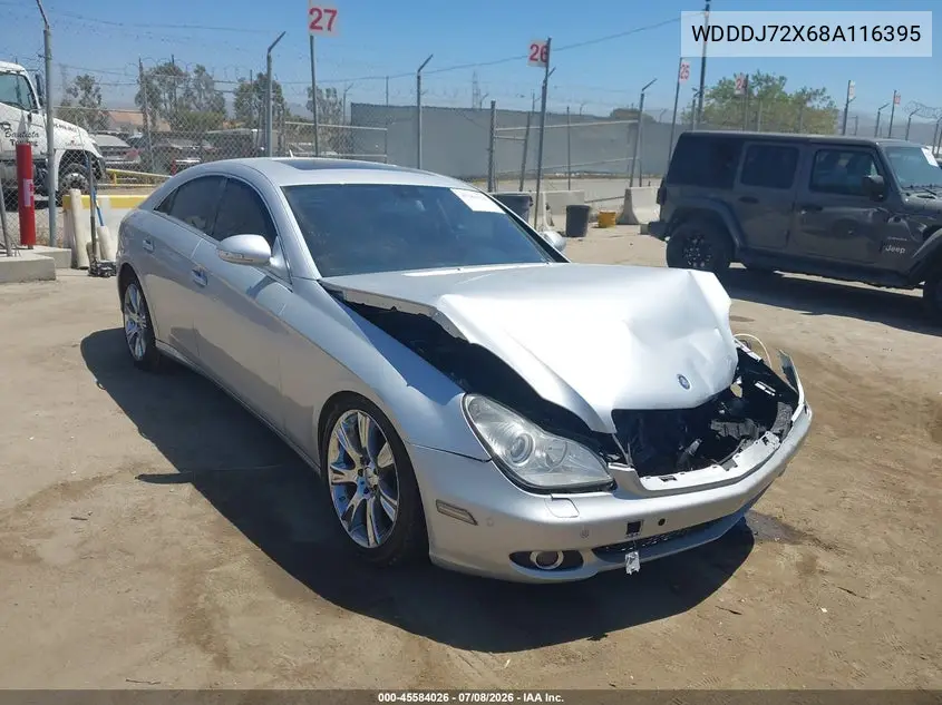 2008 Mercedes-Benz Cls 550 VIN: WDDDJ72X68A116395 Lot: 45584026