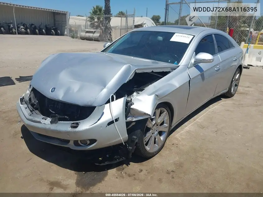 2008 Mercedes-Benz Cls 550 VIN: WDDDJ72X68A116395 Lot: 45584026