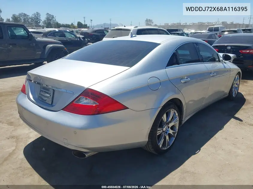2008 Mercedes-Benz Cls 550 VIN: WDDDJ72X68A116395 Lot: 45584026