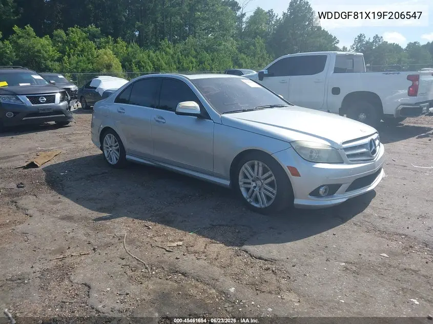 2009 Mercedes-Benz C 300 Luxury 4Matic/Sport 4Matic VIN: WDDGF81X19F206547 Lot: 45461654