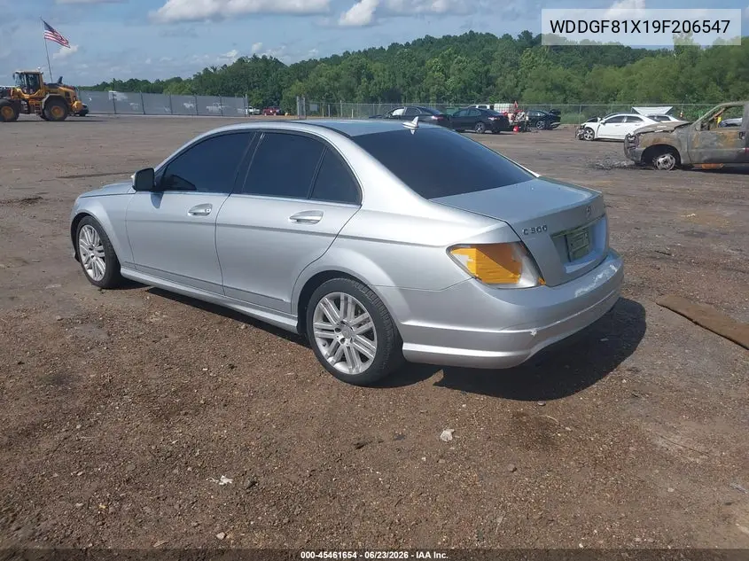 2009 Mercedes-Benz C 300 Luxury 4Matic/Sport 4Matic VIN: WDDGF81X19F206547 Lot: 45461654