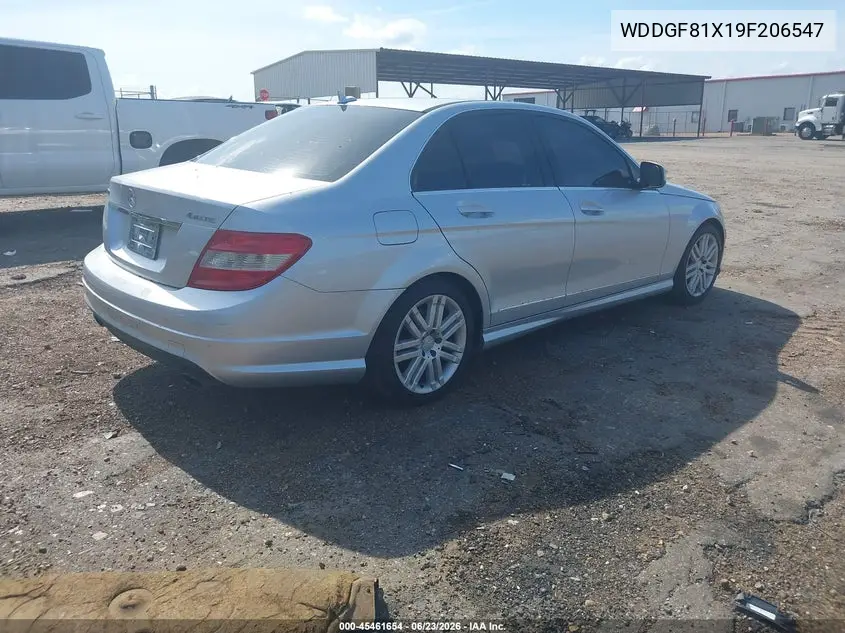 2009 Mercedes-Benz C 300 Luxury 4Matic/Sport 4Matic VIN: WDDGF81X19F206547 Lot: 45461654