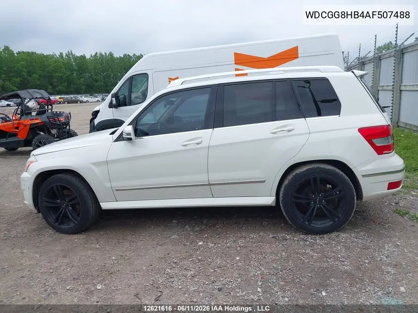 2010 Mercedes-Benz Glk 350 4Matic VIN: WDCGG8HB4AF507488 Lot: 12621616