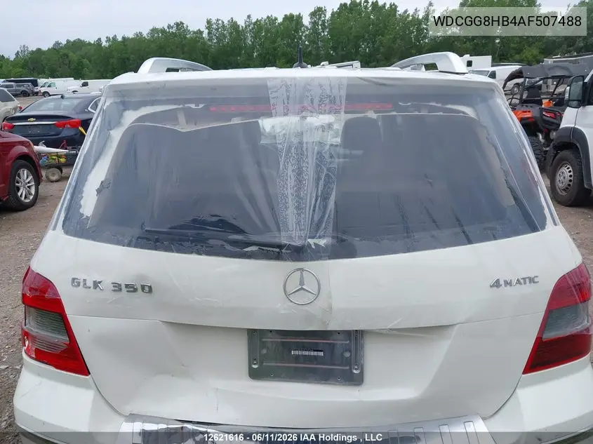 2010 Mercedes-Benz Glk 350 4Matic VIN: WDCGG8HB4AF507488 Lot: 12621616