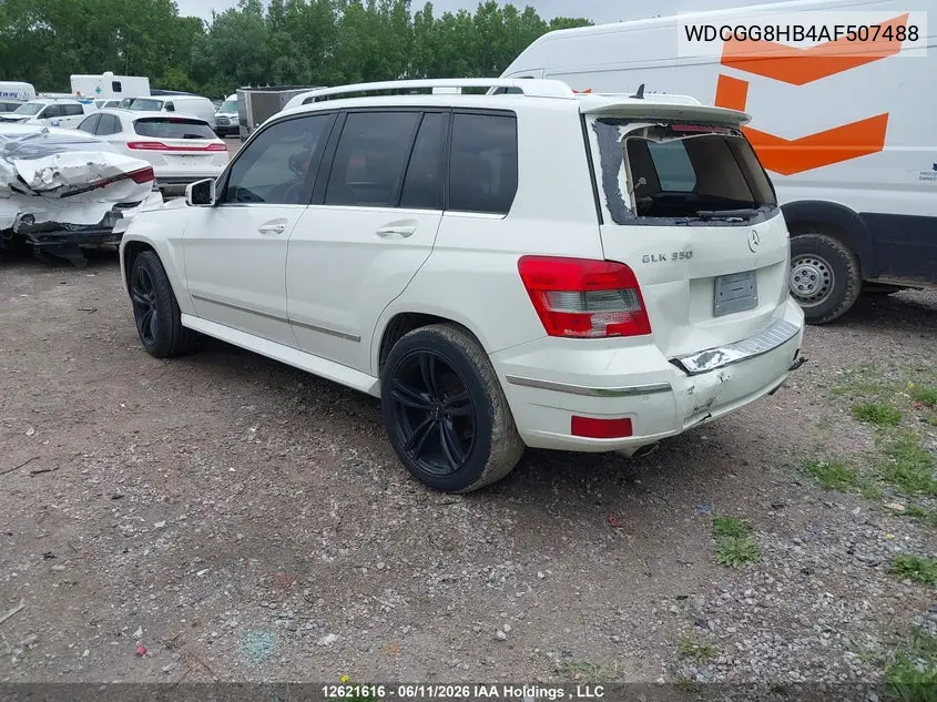 2010 Mercedes-Benz Glk 350 4Matic VIN: WDCGG8HB4AF507488 Lot: 12621616