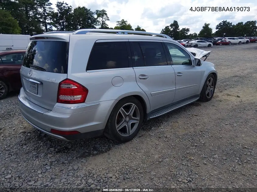 2010 Mercedes-Benz Gl 450 4Matic VIN: 4JGBF7BE8AA619073 Lot: 45406293