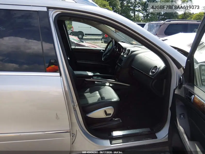2010 Mercedes-Benz Gl 450 4Matic VIN: 4JGBF7BE8AA619073 Lot: 45406293