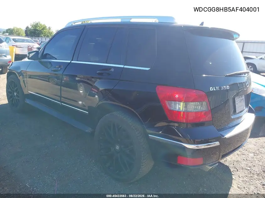 2010 Mercedes-Benz Glk 350 4Matic VIN: WDCGG8HB5AF404001 Lot: 45433563