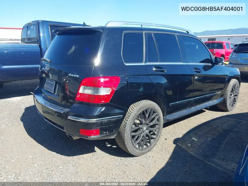 2010 Mercedes-Benz Glk 350 4Matic VIN: WDCGG8HB5AF404001 Lot: 45433563