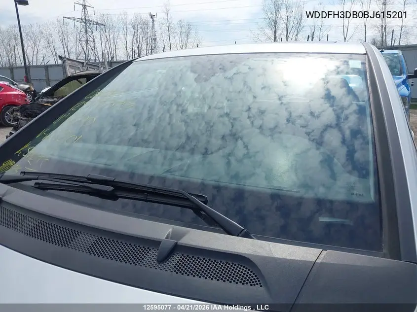 2011 Mercedes-Benz B200 VIN: WDDFH3DB0BJ615201 Lot: 12595077