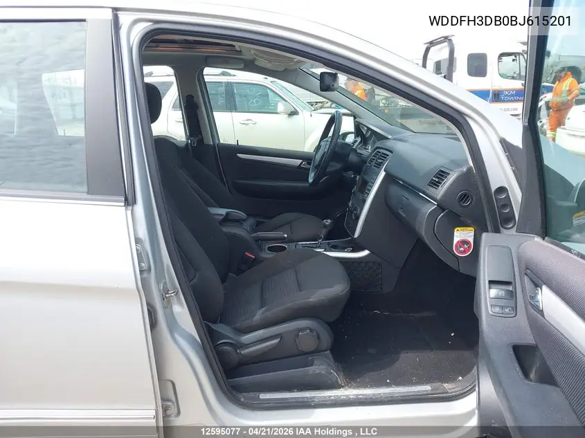 2011 Mercedes-Benz B200 VIN: WDDFH3DB0BJ615201 Lot: 12595077