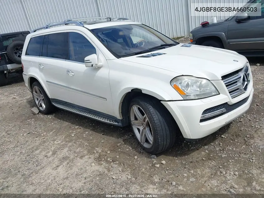 2011 Mercedes-Benz Gl 550 4Matic VIN: 4JGBF8GE3BA660503 Lot: 45228615