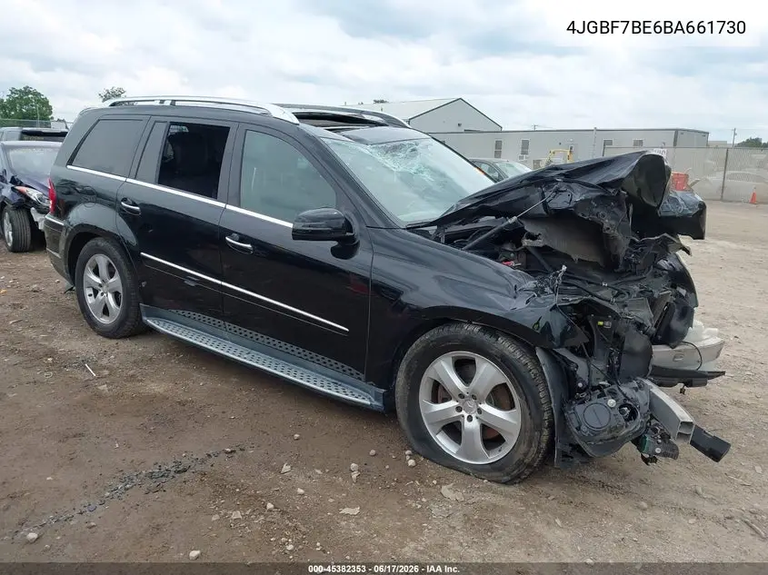 2011 Mercedes-Benz Gl 450 4Matic VIN: 4JGBF7BE6BA661730 Lot: 45382353