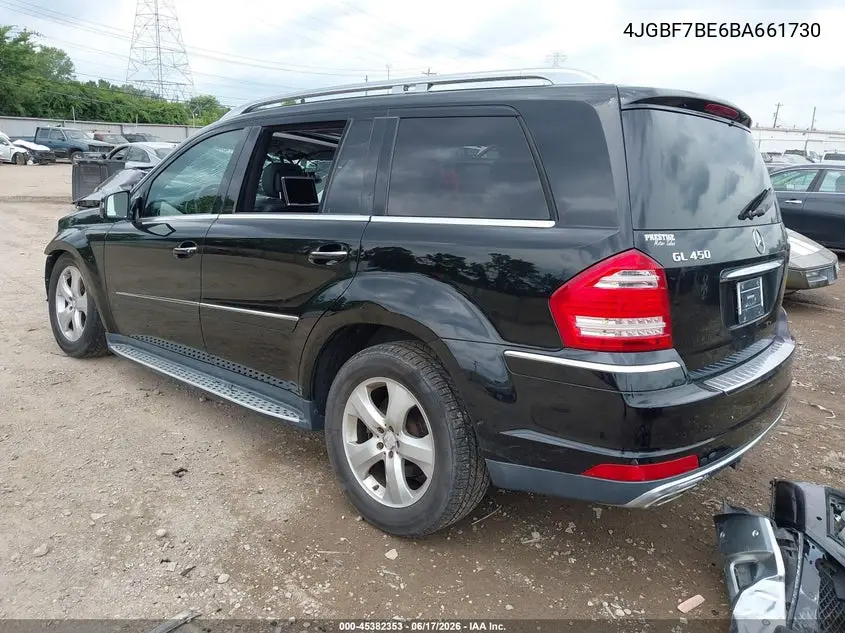 2011 Mercedes-Benz Gl 450 4Matic VIN: 4JGBF7BE6BA661730 Lot: 45382353