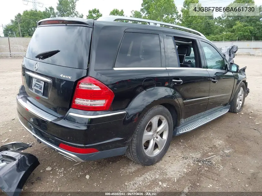 2011 Mercedes-Benz Gl 450 4Matic VIN: 4JGBF7BE6BA661730 Lot: 45382353