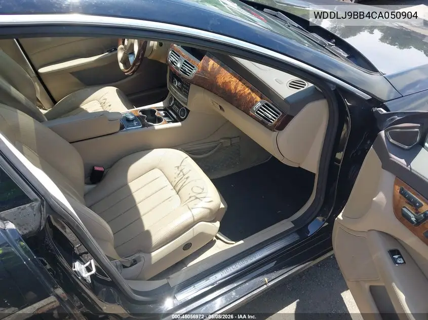 2012 Mercedes-Benz Cls 550 4Matic VIN: WDDLJ9BB4CA050904 Lot: 45056972